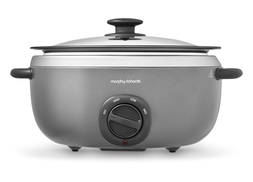 Click to view product details and reviews for Morphy Richards Sear And Stew Titanium Slow Cooker 65l Oval 461022.