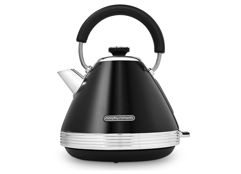 Click to view product details and reviews for Morphy Richards Venture Retro Black Pyramid Kettle 15l 3kw Rapid Boil 100331.