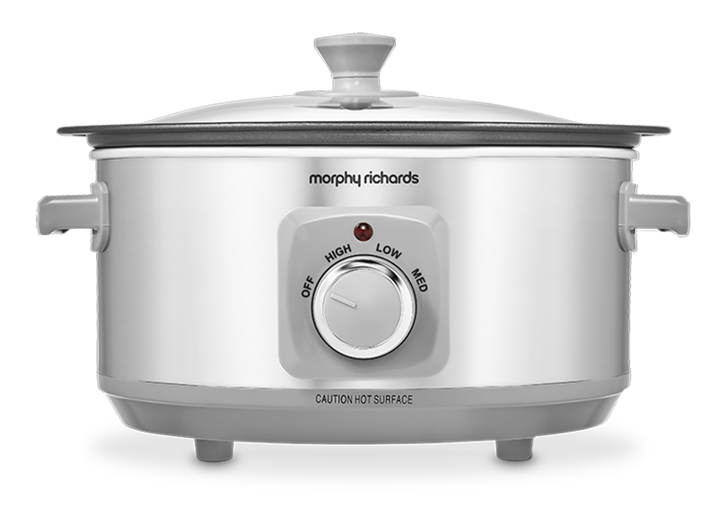 Click to view product details and reviews for Morphy Richards 35l Aluminium Slow Cooker Brushed Stainless Steel Hob Proof Pot 460018.
