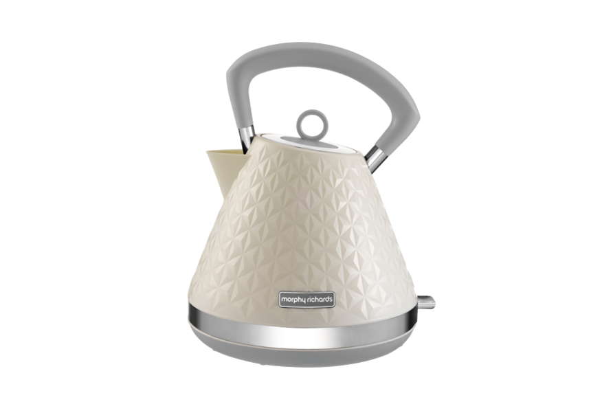 Click to view product details and reviews for Morphy Richards Vector Pyramid Kettle Cream 15l Plastic Rapid Boil 108132.